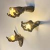 Set of 3 Horror Skeleton Hand Shaped Holders Indoor and Outdoor Wall Decoration Festival Home Embellishments