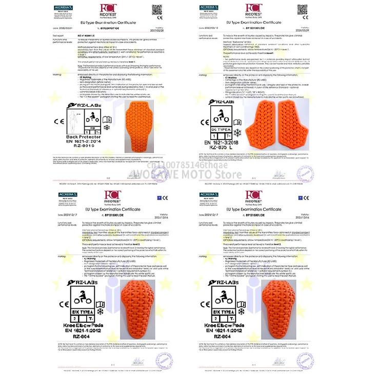 WOSAWE Motorcycle Jacket Body Armor Protection Jackets Motorbike Clothing Moto Riding Back Protectors CE Certification Soft Pads