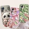 Für Xiaomi 12 12s 12x 12T Pro 12s Pro 12 Lite 12Ultra Handyhülle Flüssigsilikon Weiche Rückabdeckung Kaninchen Panda Blume Capa Tasche
