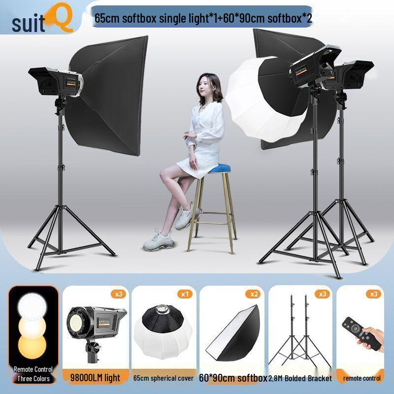 Octagonal Parabolic Softbox Set for Professional Indoor Photography