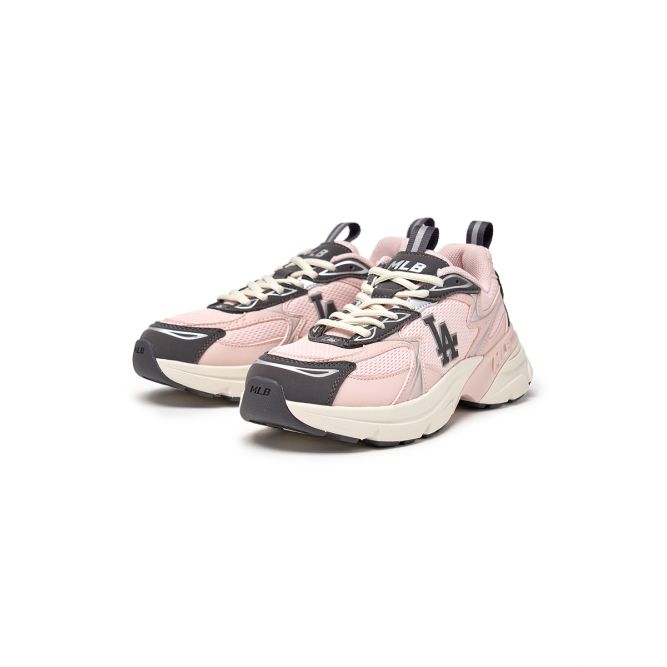MLB Los Angeles Dodgers Retro Versatile Classic Trendy Couple Quality Mesh Fabric Synthetic Leather Low Top Running Shoes 3ARNC055N-07PKL