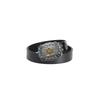 Western Cowboy Zinc Alloy Buckle Cowhide Patterned Elastic Belt for Men - Retro Knight Style