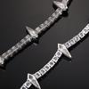 5mm Zircon Black Panther Tennis Chain Necklace - Trendy Hip Hop Jewelry with High-End Feel