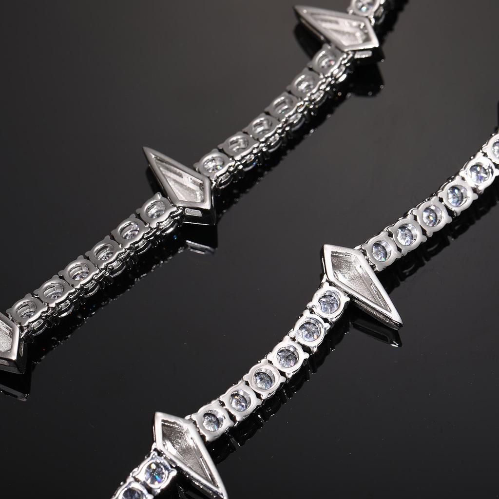 5mm Zircon Black Panther Tennis Chain Necklace - Trendy Hip Hop Jewelry with High-End Feel
