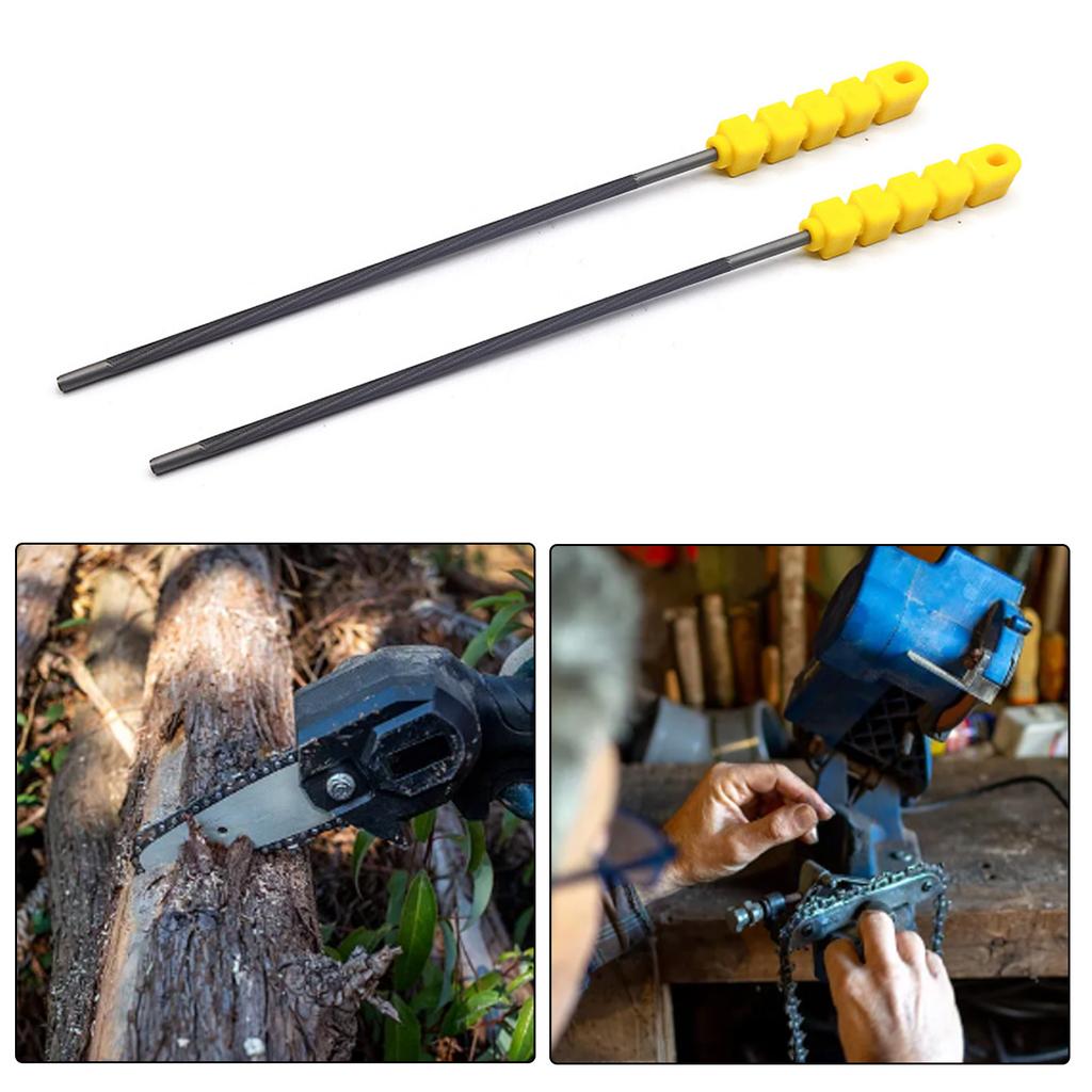 Kettensägenfeile Rund Kettensägenkettenschärffeilen Stahlkettensägenfeile Kettensägenschärferfeilenwerkzeug