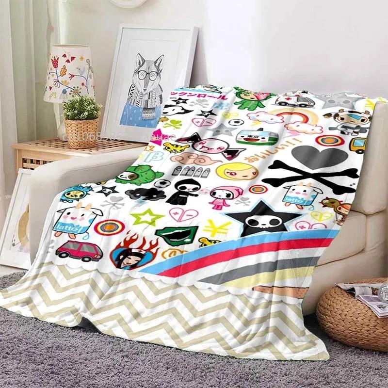 Japanese Style Tokidoki Blanket Anime Fantastic Print Flannel Blankets for Beds Sofas Warm Bed Soft Blanket