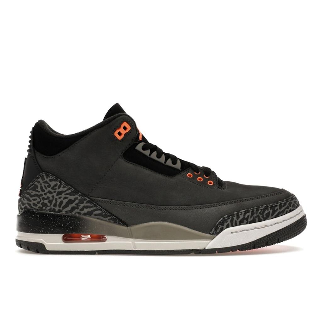 Air Jordan 3 Retro Fear 2023 Men Sneakers Grey Night-Stadium Total-Orange CT8532-080
