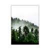 Foggy Forest Wall Art Canvas Painting Scandinavian Poster and Print Nature Landscape Nordic Decoration Picture Modern Home Decor