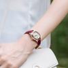 Citizen Automatic Mechanical Movement Genuine Leather Strap Watch Women's Watch White Dial PD7164-09A