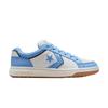 Converse Pro Blaze Classic Soft Comfortable Thin Sole Non-Slip Wear-Resistant Low-Top Skate Shoes Unisex Sneaker White Blue A14245C