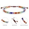 Women Bracelet Colorful Beads Decor Adjustable Length Braided Bracelet Wristwear Jewelry Gift Versatile Accessory