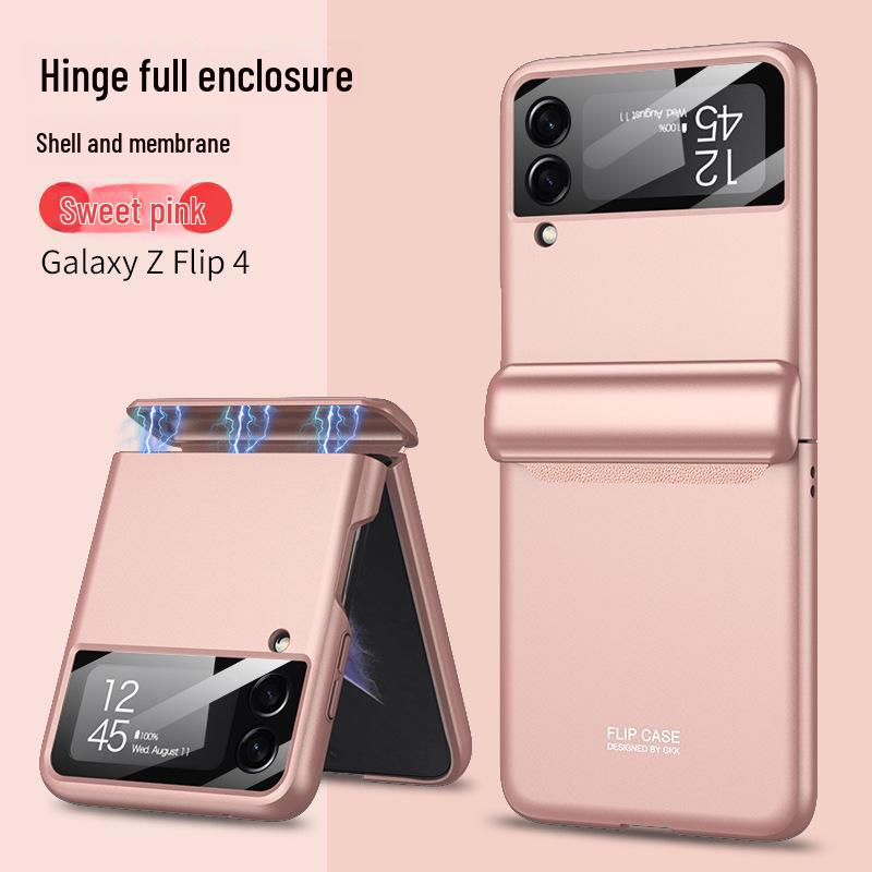 

Магнитный чехол и защитная пленка для экрана Samsung Z Flip6 Anti-Fall — подходит для Z Flip5/4/3 Z flip7