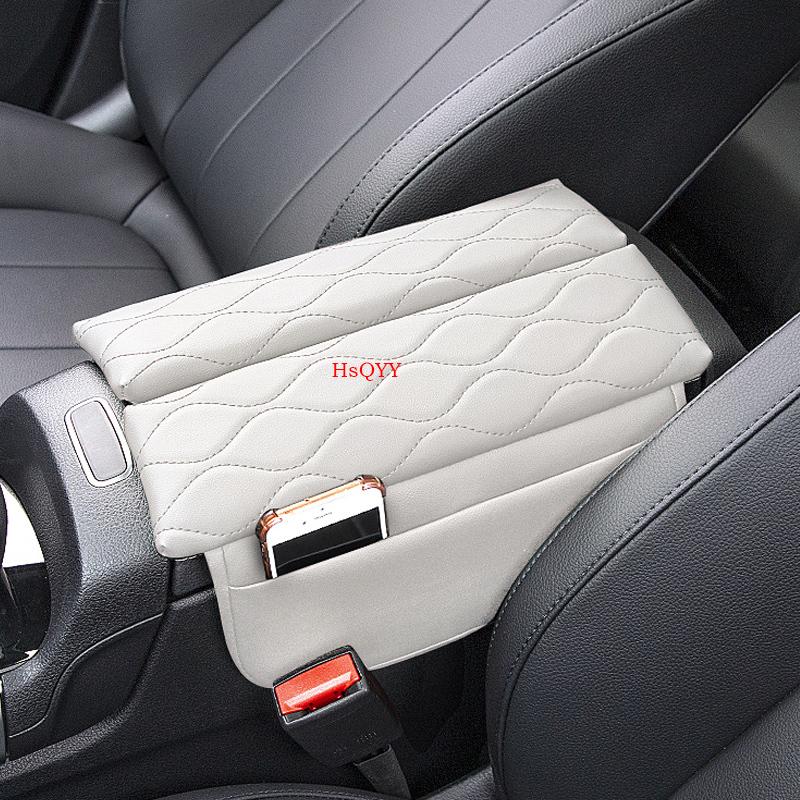 Center Console Armrest Box Cover Pad For Mercedes Benz A B CLA GLB GLA EQA EQB Class Leather Anti-Scratch Armrest Cushion