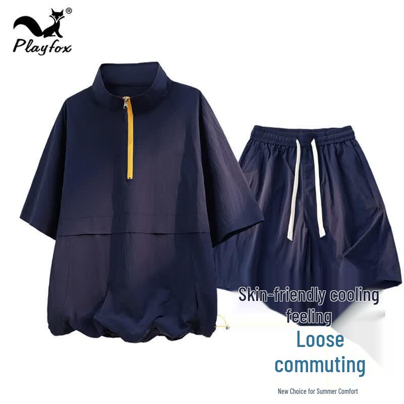 PLAYFOX Men s Casual Summer Two-Piece Set 2XL