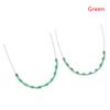2Pcs/Pack Colorful Hook Temporary Tooth Decoration With Metal Wires Metal Bracket Orthodontic Ligature Ties Dental Decorations