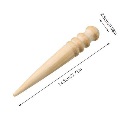 Wood Leather Solid Wood Round Burnishing Edge For Polished Edge Leather Craft