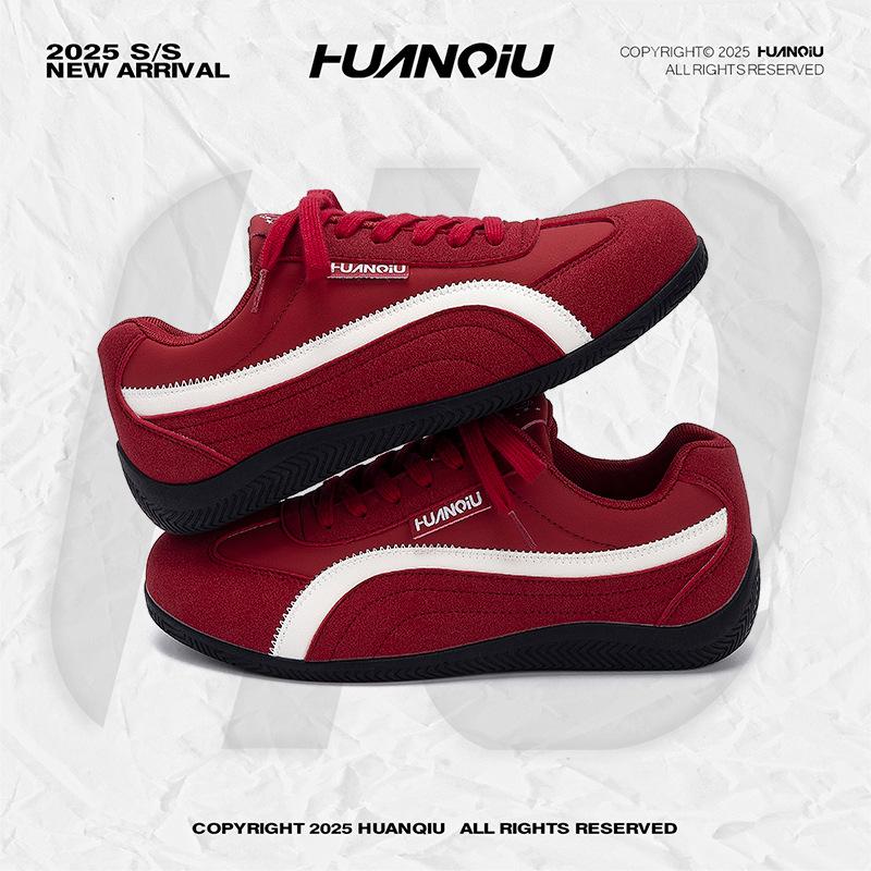 Global racing shoes men's ZHQ3859 autumn Korean version of red functional men's shoes versatile inner height-increasing casual shoes
