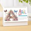 Diamond Painting Paper Calendar Diamond Painting Monthly Calendar Kit Monthly Flip Tabletop Calendar for Home Office Planning