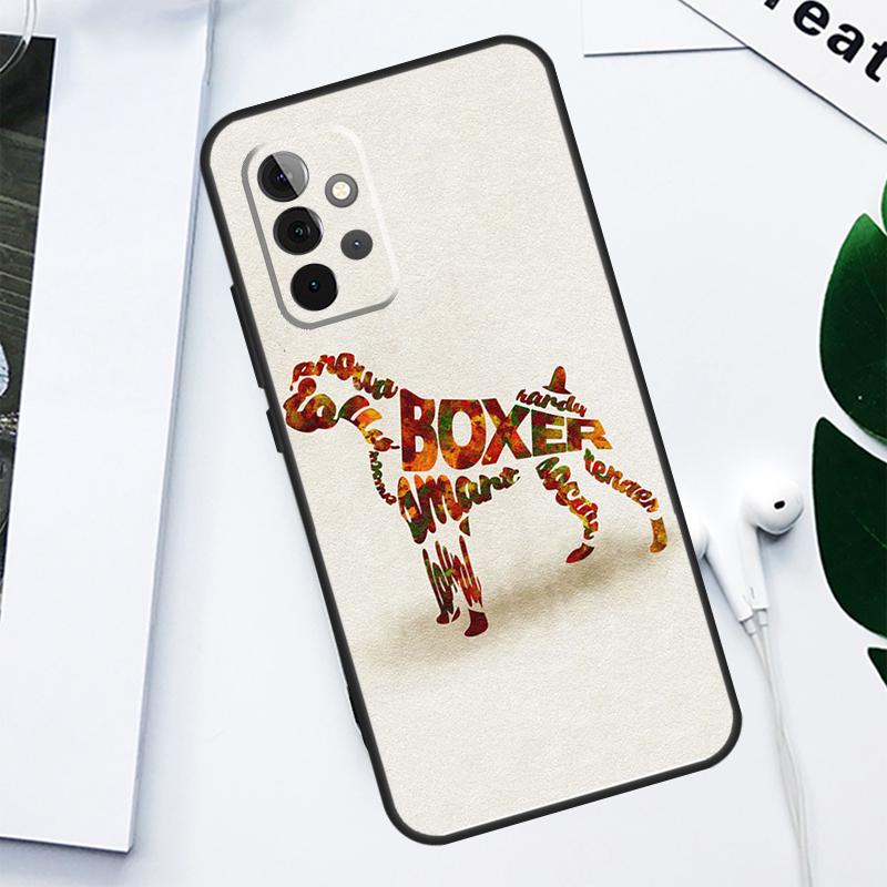 

Boxer Dog Puppy For Samsung Galaxy A06 A05 A16 A54 A34 A14 A55 A35 A15 A53 A33 A13 A22 A32 A52 Phone Case Samsung A52S 5G