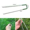 20pcs Garden Stakes Galvanized Landscape Staples U-Type Turf Staples For Artificial Grass Rust Proof Sod Pin Stake Lawn Pegs Mat