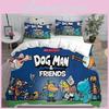 Man Bedding Dog Sets Cartoon Bed Cover Pillow Duvet Cover Decoration Bedroom