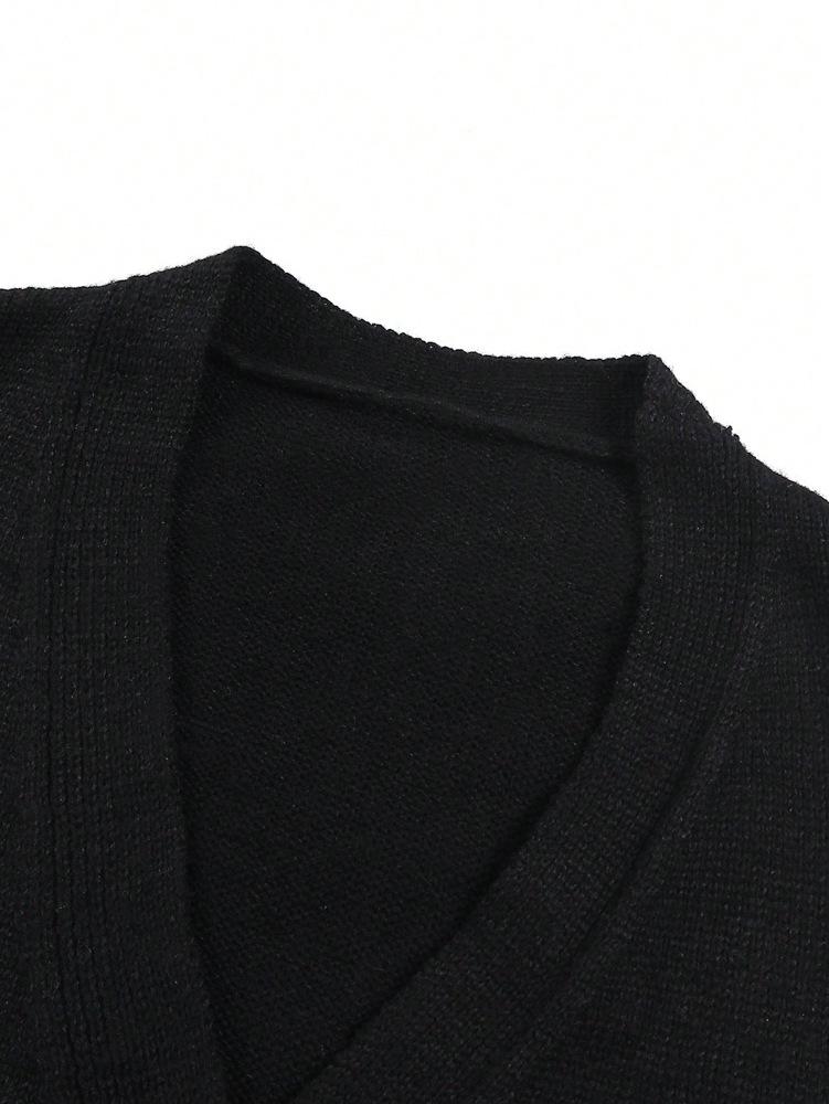 Elegant Solid Color Long Sleeve Button Knit Cardigan - Autumn 2025 Women's Fashion