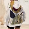 Womens Plus Size Zip Up Hoodie Casual Loose Long Sleeve Hooded Sweatshirt For Daily Wear