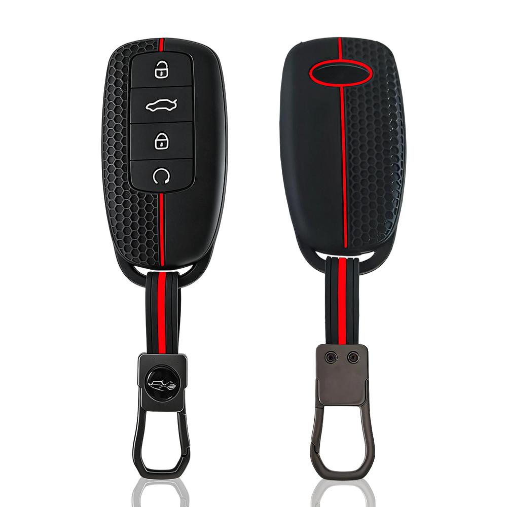 Für Chery Omoda 5 C5 Tigo 7 8 Pro Max Tigo 7 8 Plus Arrizo 5 Plus Halter Silikon Schlüsselhülle Abdeckung Fernbedienung Gehäuse Zubehör