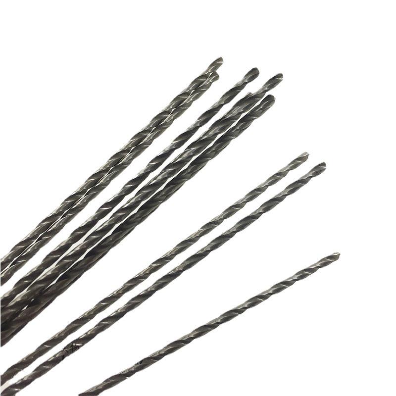 Fully Ground Extra Long Spiral Drill Bit Set: 3.6mm, 3.7mm, 3.8mm, 3.9mm, 4mm - 160mm to 400mm Length, Straight Shank