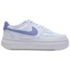 Nike Court Vision Alta Synthetic Leather Comfortable Durable Sneakers Women sneakers White Purple DM0113-105