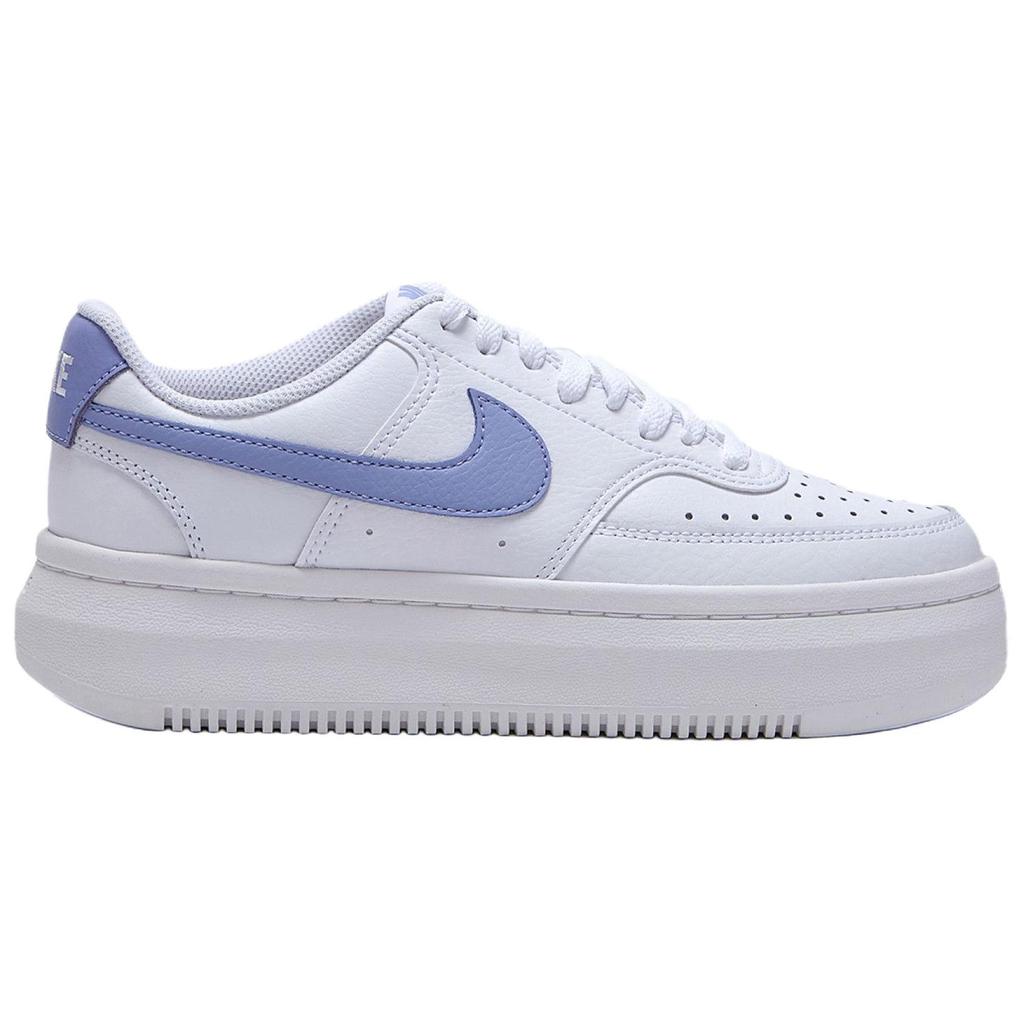 Nike Court Vision Alta Synthetic Leather Comfortable Durable Sneakers Women sneakers White Purple DM0113-105