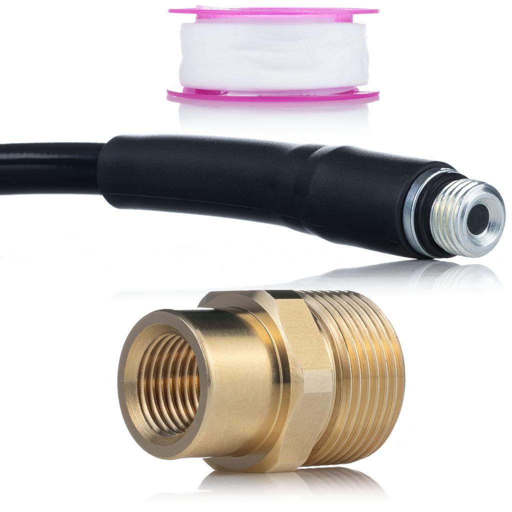 Rosfix Wąż do Czyszczenia Kanalizacji 30m – Gwint M22 | Ciśnienie 160 Bar | Taśma Teflonowa w Zestawie