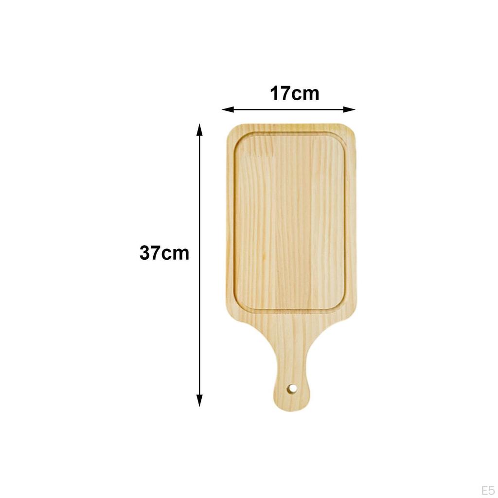 Elegant Wood Serving Tray for Stylish Food Presentation