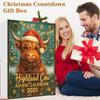 Christmas Calendar Blind Box Highland Cow Acrylic Ornaments For Holiday Decor And Gift Giving
