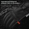Cotton Ski Gloves Rainproof Cold Resilience -40℃ Touch Screen Slip-resilience Warm Gloves for Skiing Riding Winter Commuting Black L