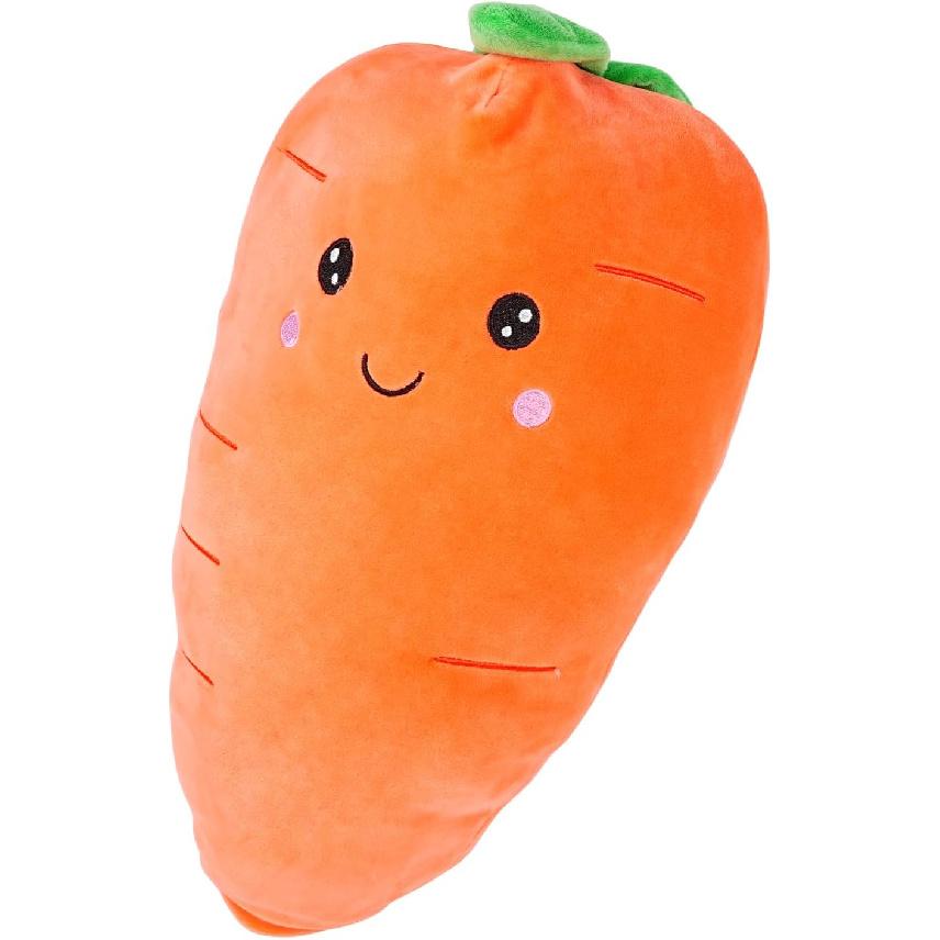 ASkinds Cartoon Carrot Plush Toy Cute Carrot Shape Pillow Stuffed Carro t Toy Soft Doll for Kids Girls
