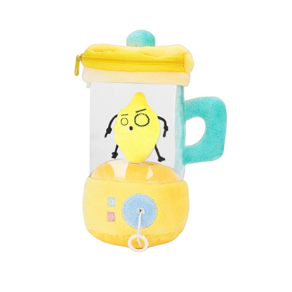 

Мультяшная плюшевая игрушка-соковыжималка Фрукты Клубника/Лимон/Авокадо Игрушка-блендер Детские подарки Lemon
