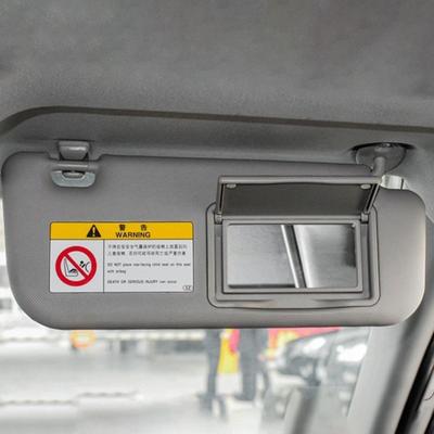 Car Front Left Right Sun Visor Panel with Makeup Mirror UV Resistant Heat