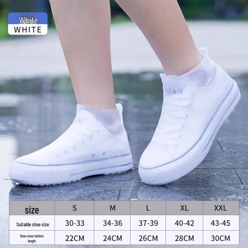 Unisex Waterproof Non-Slip Silicone Rain Boots - Wear-Resistant Overshoes for Mountaineering