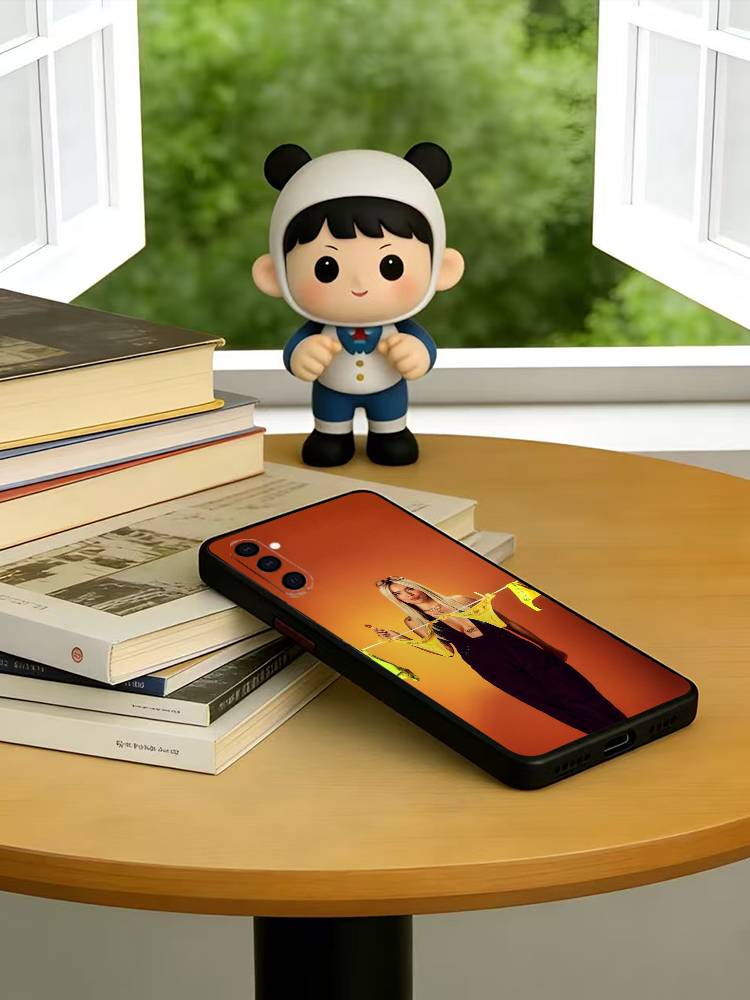 

K-Karol G Tropicoqueta Чехол для телефона Черный Силиконовый Мягкий Для Samsung Galaxy A73,A72,A71,A70,A53,A52,A51 Samsung a71 4g
