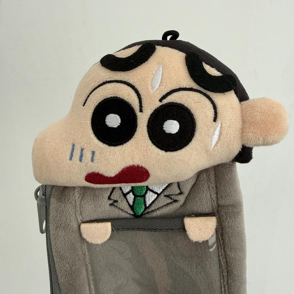 New Crayon Shin-Chan Exhaustion Working Class Person Wearing Neck Badge Purse Change Work Card Keys Office Worker Name Tag Gift