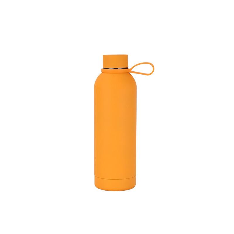 Edelstahl USA Stil Kleine Öffnung Flasche Outdoor Sport Tragbar Thermosbecher Hebering Wasserflasche