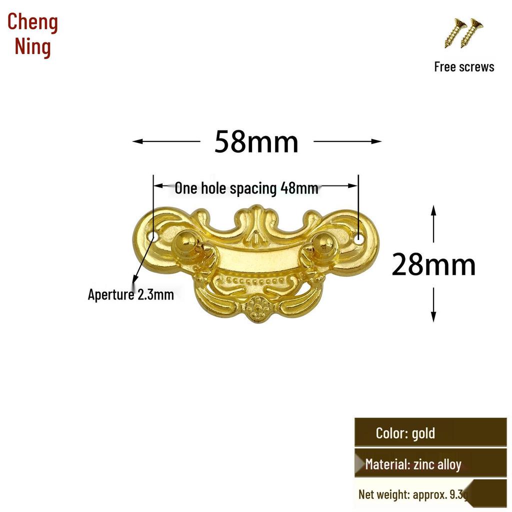 European Retro Antique Bronze Pull Handle for Cabinets and Drawers
