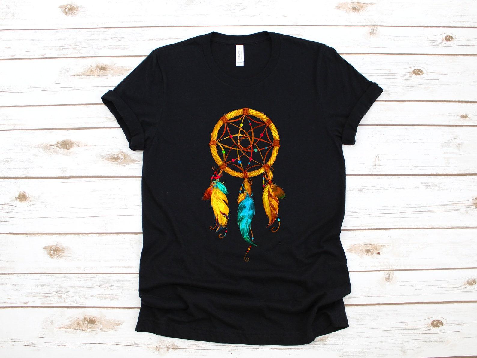 Dreamcatcher Shirt, Dreamcatcher Native American T-Shirt, Women s Tee, Indigenous Tank Top, T-shirt,T-shirt, T-shirt L