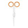 Slice Compact Ceramic Scissors White Orange 10544 Body Handle