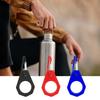 Water Bottle Buckle Clip Portable Bottle Carrying Clip 6 Pieces Silicone Drinking Container Buckle with Carabiner for Hiking
