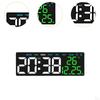 Desk Clock Displaying Date, Time, and Temperature Features