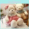 Adorable Cartoon Bear Plush Toy For Couples Large Size Soft Stuffed Animal Pillow