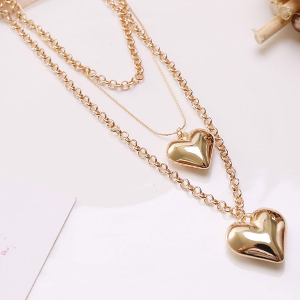 European and American popular love stacking atmosphere simple sweater chain personalized fashion women chain necklace factory