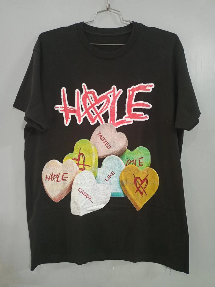 VTG HOLE Band T-Shirts Gift For Fan Black Unisex  All Size Shirt Unisex T-Shirt M